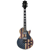 Grote LP Electric Guitar Maple Body Vintage US Flag HH Pickups