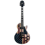 Grote LP Electric Guitar Maple Body Vintage US Flag HH Pickups