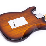 Grote Electric Guitar ST Style Full-Size Gloss Pawlonia Solid Body Canadian Maple Neck Chrome Hardware with Gigbag (Red/Blue/Black/VS/3TS)