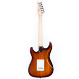 Grote Electric Guitar ST Style Full-Size Gloss Pawlonia Solid Body Canadian Maple Neck Chrome Hardware with Gigbag (Red/Blue/Black/VS/3TS)