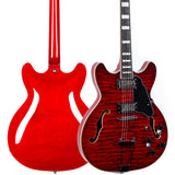 Grote Semi-Hollow Body Electric Guitar Thinline Arched-top Coils Splitting GYS-35