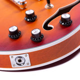 Grote LPF-002 Semi-Hollow Body Electric Guitar Matte Finished