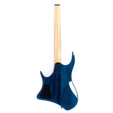 Volgoa GTWT-01 6-String Headless Electric Guitar Flame Maple Maple Neck