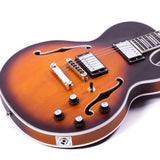 Grote LPF-002 Semi-Hollow Body Electric Guitar Matte Finished
