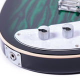 Grote Electric Guitar Semi-Hollow Body Single F-Hole  Tele Style Guitar Full-Size Basswood with Canadia Maple neck Chrome Hardware (Black/Red/Green/Purplle/Blue)