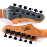 Grote Solid Electric Guitar GR-Modern-T Metallic Finish Poplar Body Roasted Maple Neck Stainless Steel Frets with Gigbag