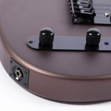 Grote Solid Electric Guitar GR-Modern-T Metallic Finish Poplar Body Roasted Maple Neck Stainless Steel Frets with Gigbag