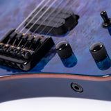 Volgoa GTWT-01 6-String Headless Electric Guitar Flame Maple Maple Neck