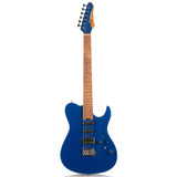 Grote Solid Electric Guitar GR-Modern-T Metallic Finish Poplar Body Roasted Maple Neck Coils Splitting Pickup