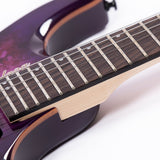 Volgoa GTWT-01 6-String Headless Electric Guitar Flame Maple Maple Neck