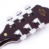GROTE Jazz Left-Handed Electric Guitar Semi-Hollow Body Trapeze Tailpiece Bridge Guitar