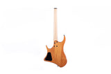 Volgoa GTWT-01 6-String Headless Electric Guitar Flame Maple Maple Neck