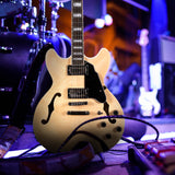 GROTE BRAND Semi-Hollow Body Electric Guitar Natural Color GRWB-NA35