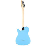 Grote Electric Guitar Semi-Hollow Body Single F-Hole   Gloss Pain Tele Style Guitar Full-Size Basswood with Canadia Maple neck Chrome Hardware
