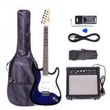 Grote Electric Guitar 39 inch Starter beginner kits Full Size Case 20W Amp