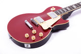 GROTE Guitar LP Style Metallic Paints Solid Body Electric Guitar with Gigbag(Red/Yellow/Green/Blue))