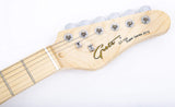 Grote Electric Guitar Semi-Hollow Body Single F-Hole   Gloss Pain Tele Style Guitar Full-Size Basswood with Canadia Maple neck Chrome Hardware