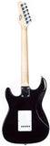 Grote Electric Guitar ST Style Full-Size Printed Pawlonia Solid Body Canadian Maple Neck Chrome Hardware with Gigbag (Red/Brown/Blue/Purple)