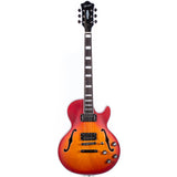 Grote LPF-002 Semi-Hollow Body Electric Guitar Matte Finished with Gigbag