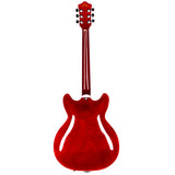 GROTE 335 style Jazz Electric Guitar with Bigsby Semi-Hollow Body