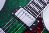 GROTE Green LP Style Solid Body Electric Guitar LP-O2