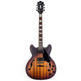 GROTE Electric Guitar Semi-Hollow Body Guitar matte finished Humbuker Pickups