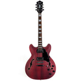 GROTE Electric Guitar Semi-Hollow Body Guitar matte finished Humbuker Pickups