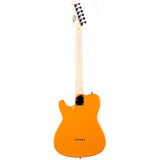 Grote Electric Guitar Semi-Hollow Body Single F-Hole   Gloss Pain Tele Style Guitar Full-Size Basswood with Canadia Maple neck Chrome Hardware
