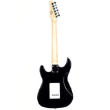 Grote Electric Guitar ST Style Full-Size Gloss Pawlonia Solid Body Canadian Maple Neck Chrome Hardware with Gigbag (Red/Blue/Black/VS/3TS)