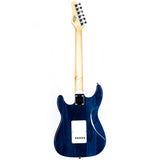 Grote Electric Guitar ST Style Full-Size Gloss Pawlonia Solid Body Canadian Maple Neck Chrome Hardware with Gigbag (Red/Blue/Black/VS/3TS)