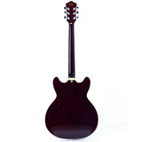 GROTE 335 style Semi-Hollow Body Jazz Electric Guitar with Gigbag